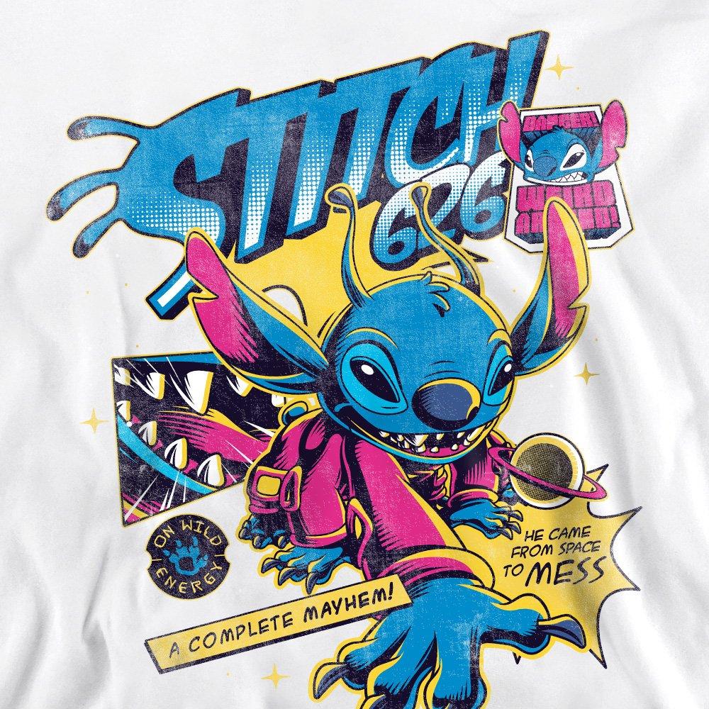 White - Disney - Lilo And Stitch 626 Comic Sweatshirt White - 2