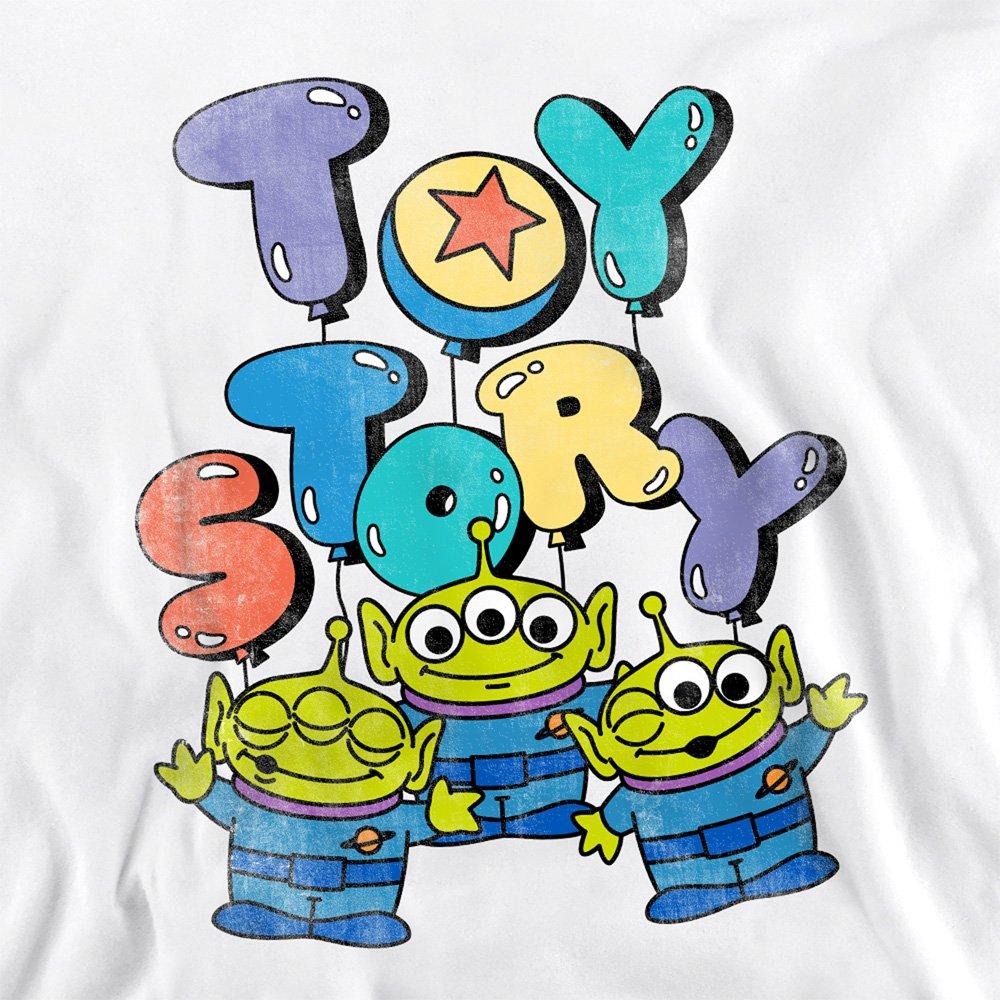 White - Disney - Toy Story Alien Balloons Sweatshirt White - 2
