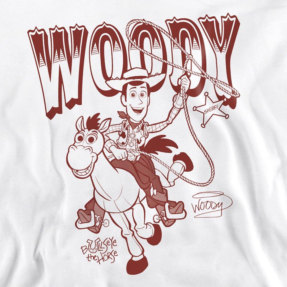 White - Disney - Toy Story Woody Bullseye Ride Sweatshirt White - 2