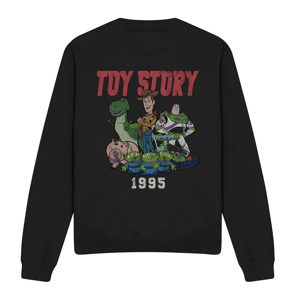 Black - Disney - Toy Story 1995 Retro Sweatshirt Black - 4
