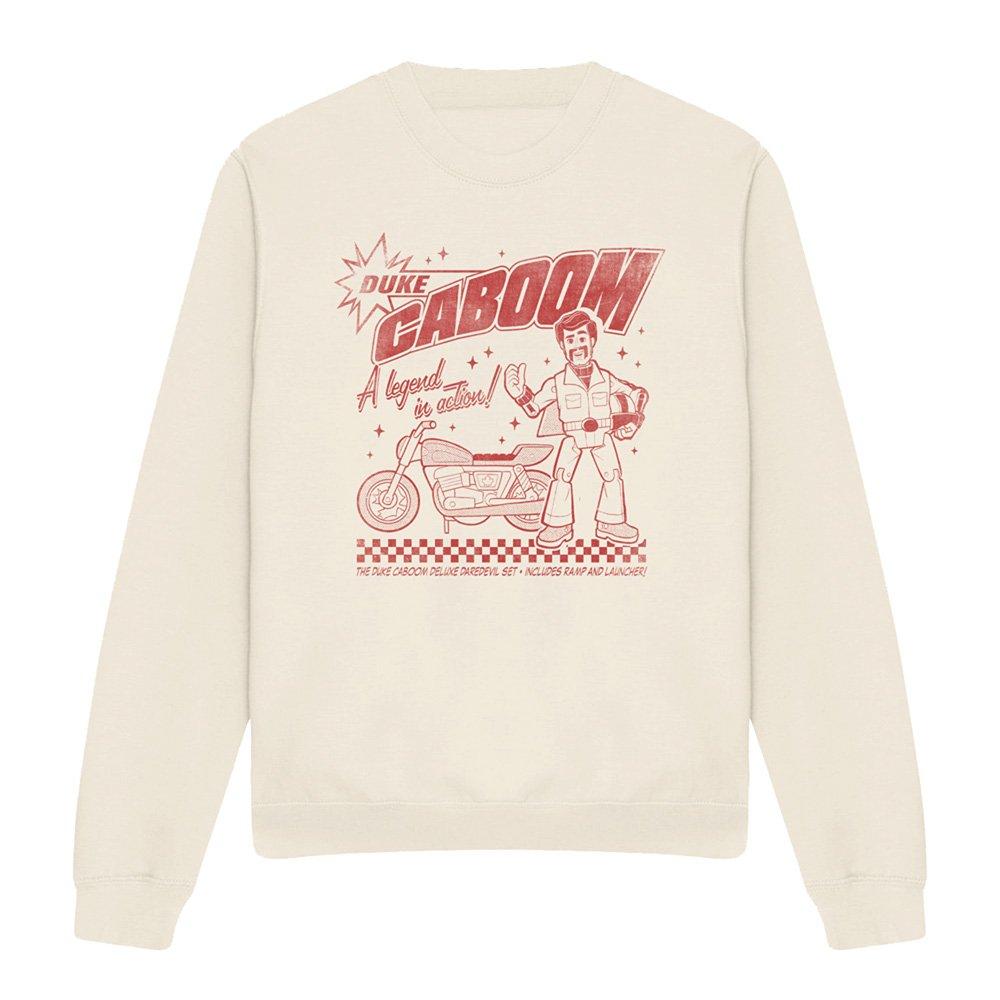 Beige - Disney - Toy Story Duke Caboom Retro Sweatshirt Natural - 4