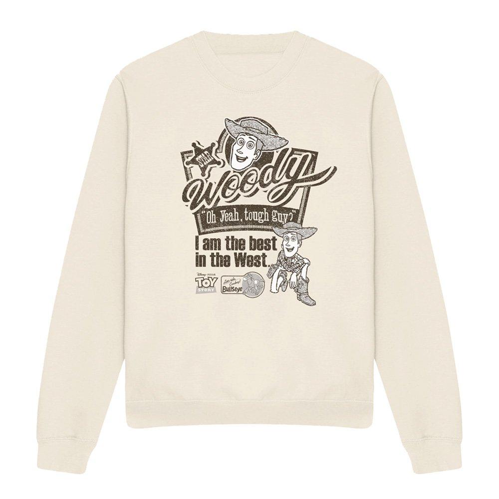 Beige - Disney - Toy Story Woody Best In The West Sweatshirt Natur - 4