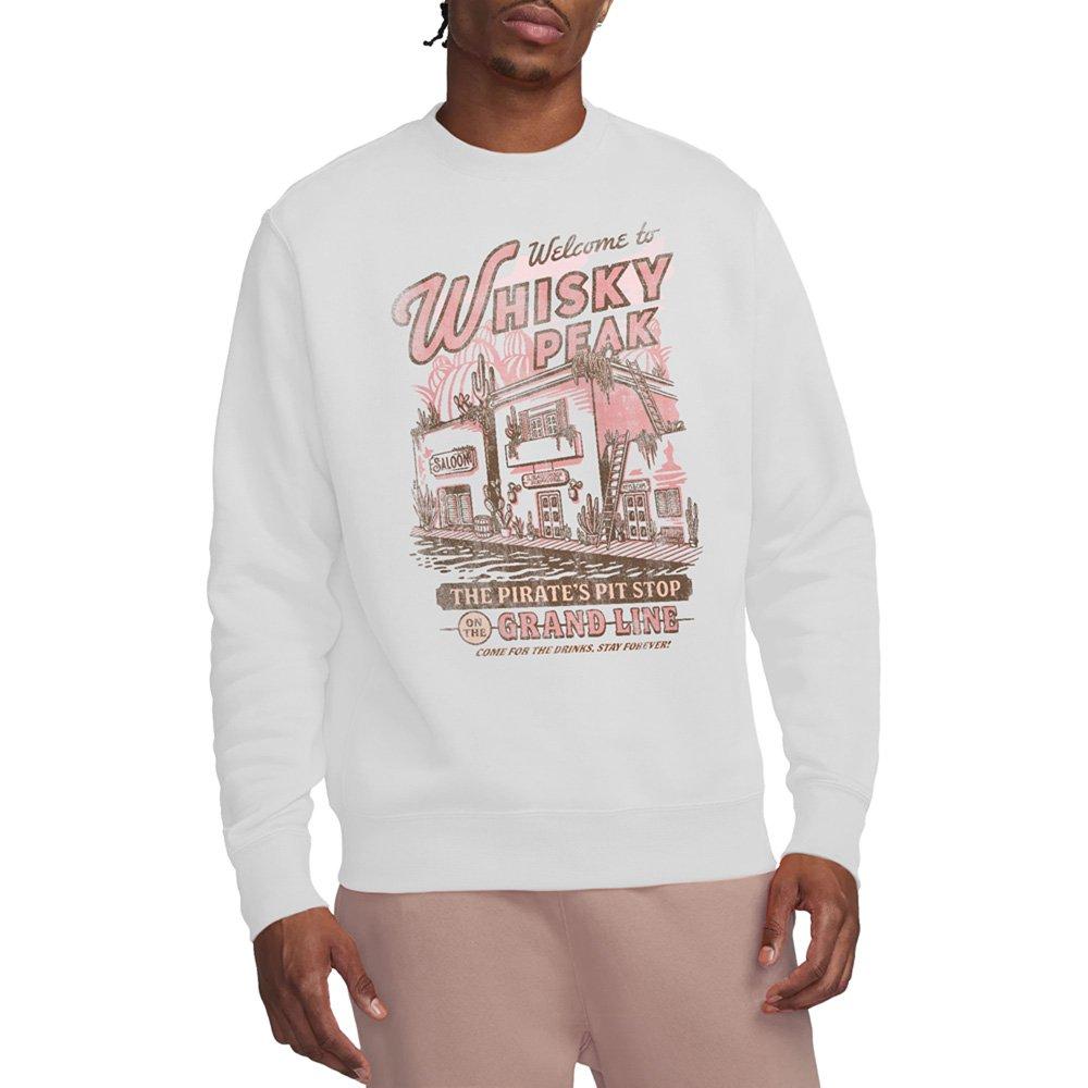 White - One Piece - One Piece Welcome To Whisky Peak Sweatshirt White - 1