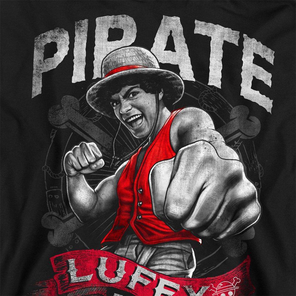 Black - One Piece - One Piece Pirate Luffy Sweatshirt Black - 2
