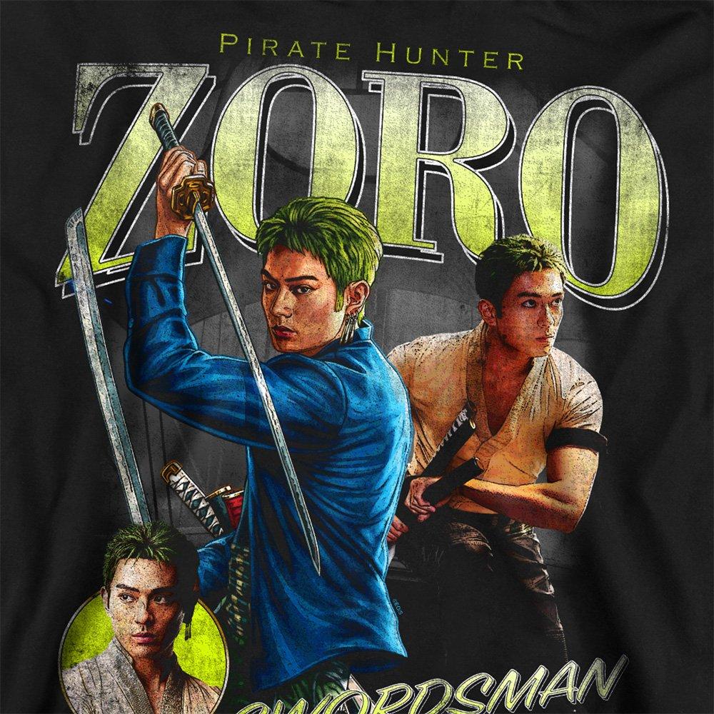 Black - One Piece - One Piece Zoro Homage Sweatshirt Black - 2
