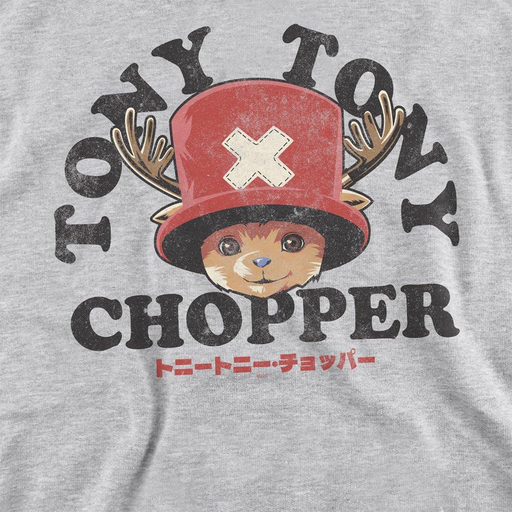 Grey - One Piece - Chopper Face Sweatshirt Heather Grey - 2