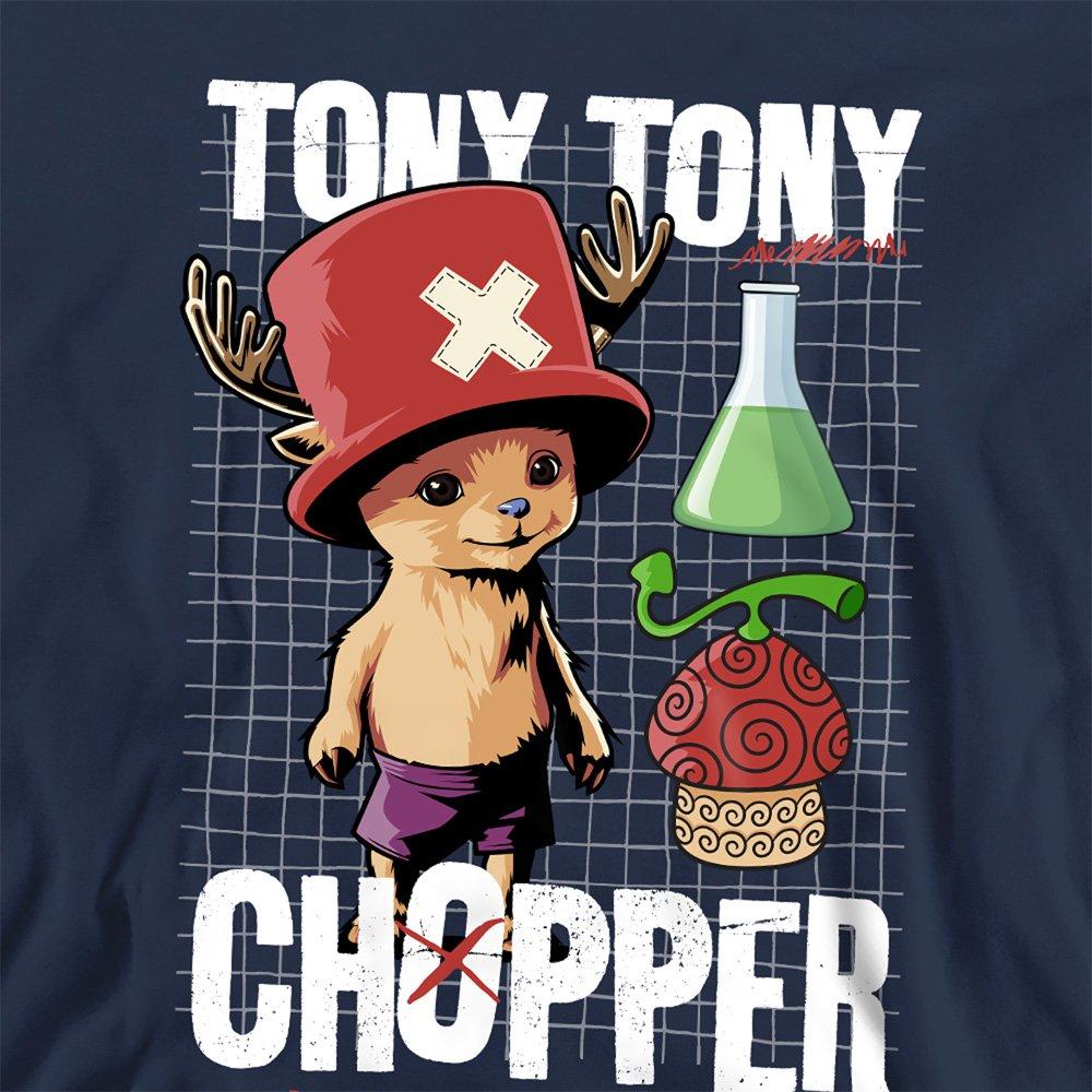 Navy - One Piece - Chopper Schematic Sweatshirt Navy - 2