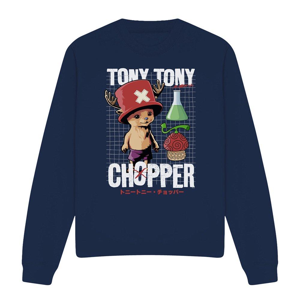 Navy - One Piece - Chopper Schematic Sweatshirt Navy - 4