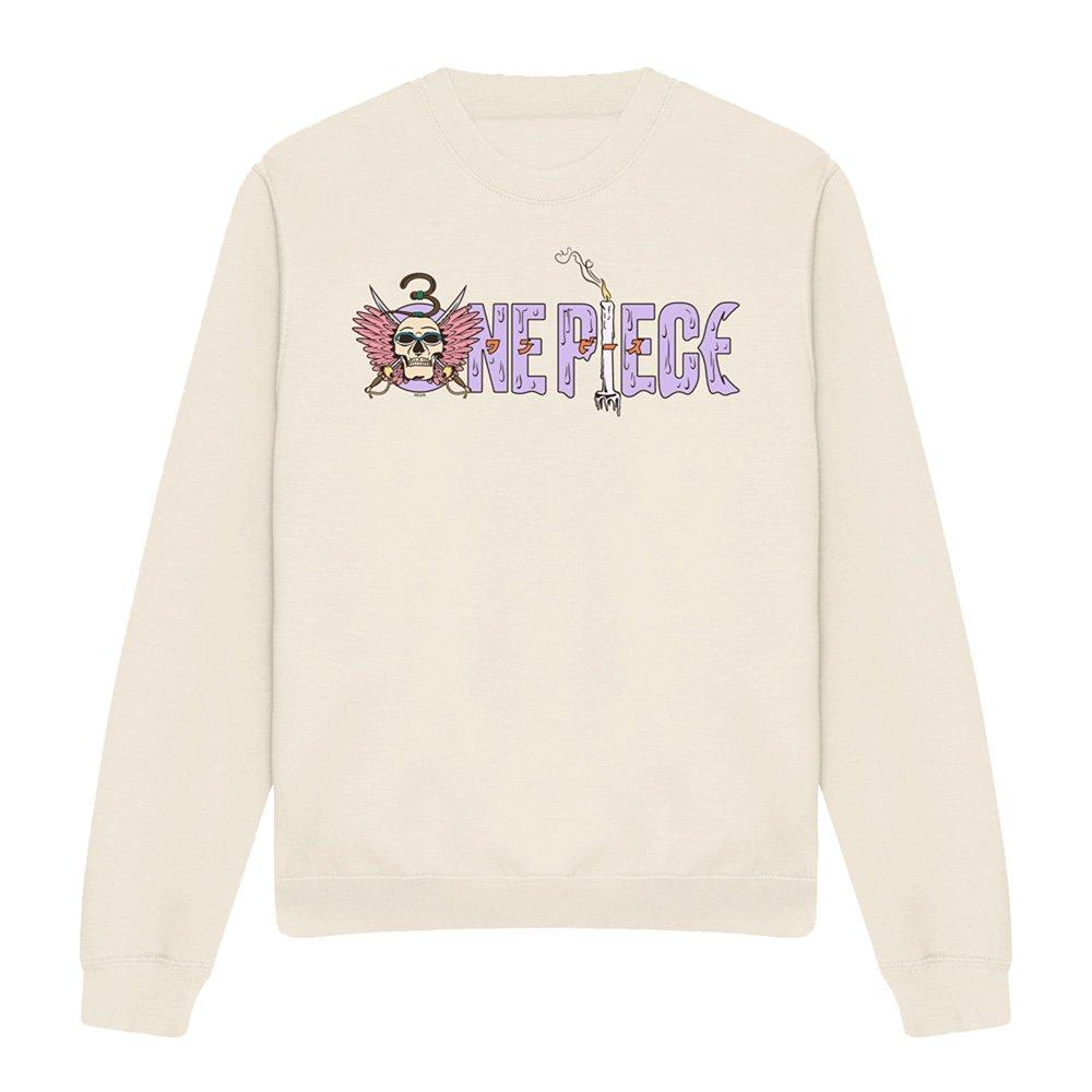 Beige - One Piece - One Piece Neon Mr.3 Logo Sweatshirt Natural - 4