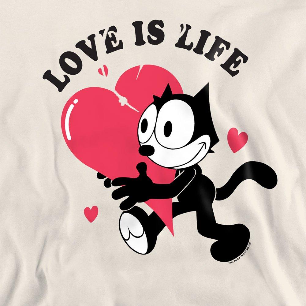 Natural - Universal - Felix The Cat Love Is Life Sweatshirt Natural - 2