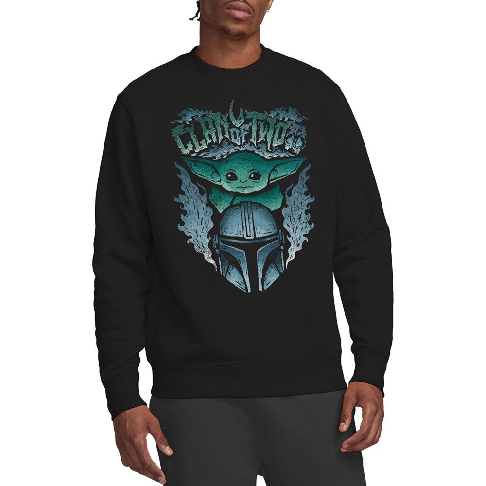 Black - Star Wars - The Mandalorian Clan Of Two Metal Band Sweatshirt - 1