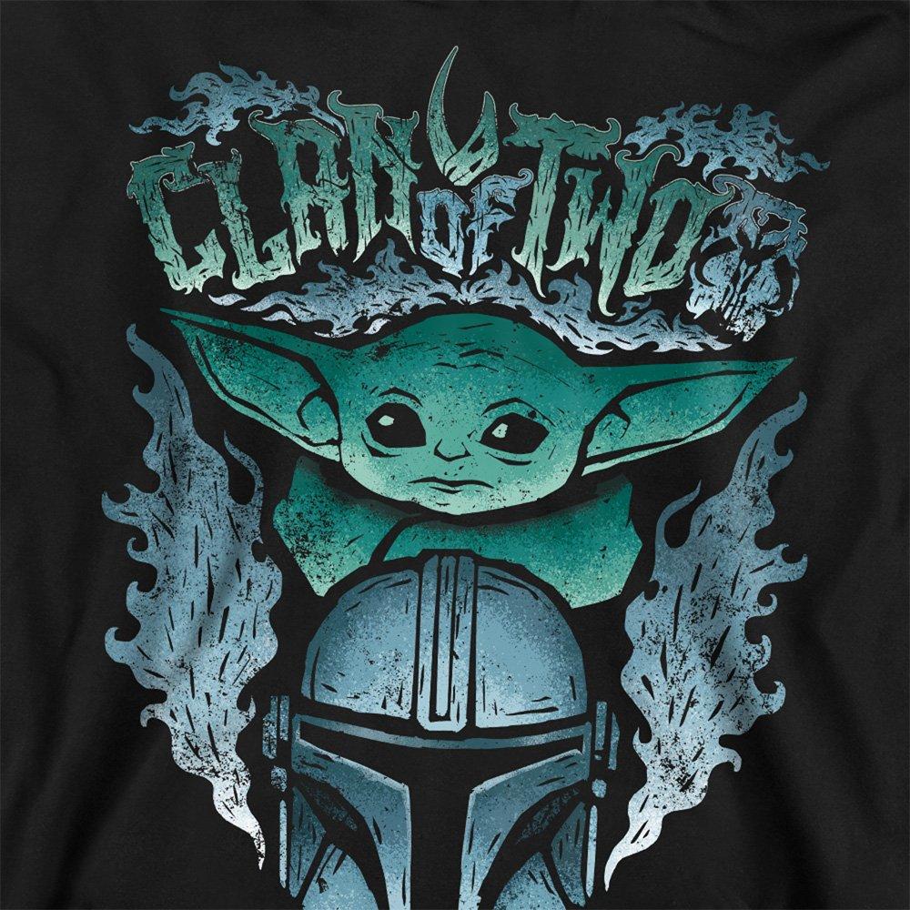 Black - Star Wars - The Mandalorian Clan Of Two Metal Band Sweatshirt - 2