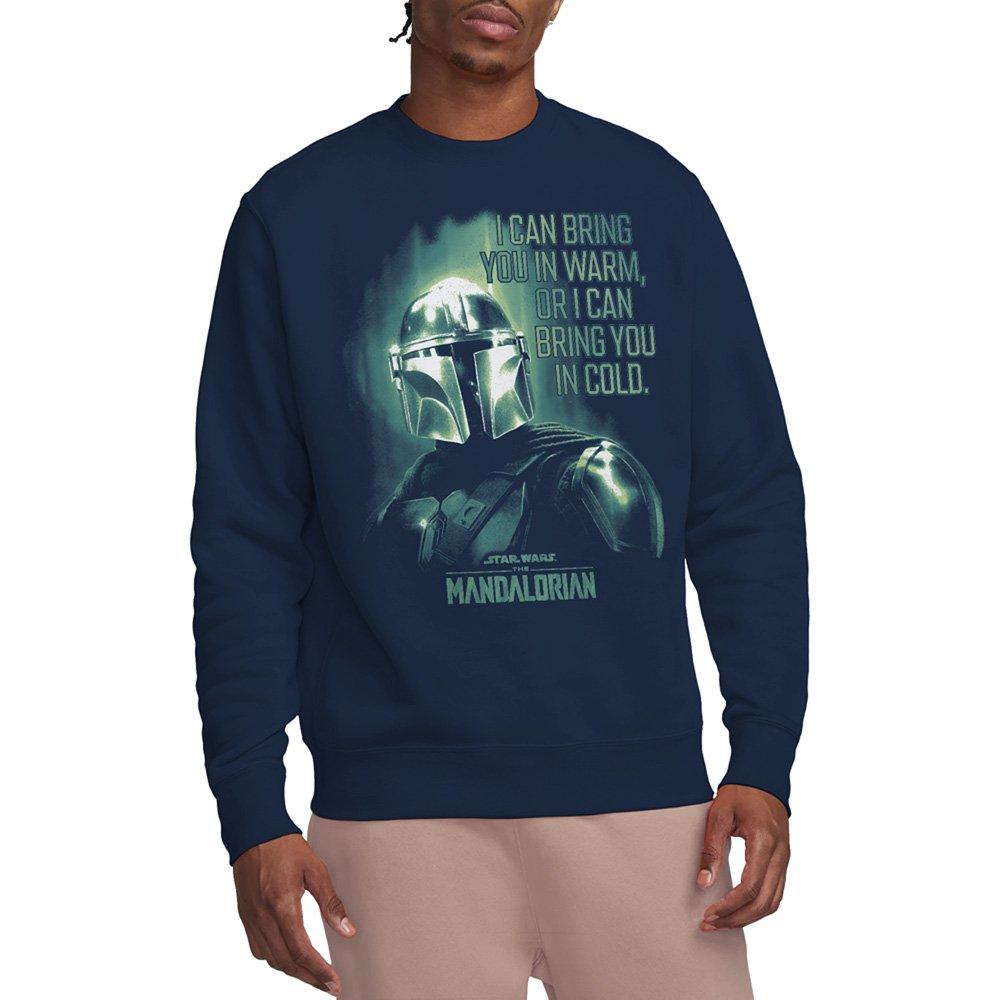 Navy - Star Wars - The Mandalorian Bring You In Cold Quote Sweatshirt - 1