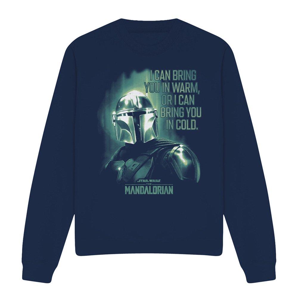 Navy - Star Wars - The Mandalorian Bring You In Cold Quote Sweatshirt - 4
