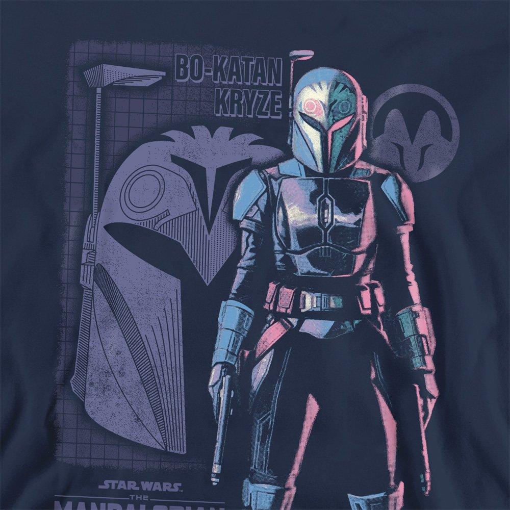 Navy - Star Wars - The Mandalorian Hero Bokatan Kryze Sweatshirt Nav - 2