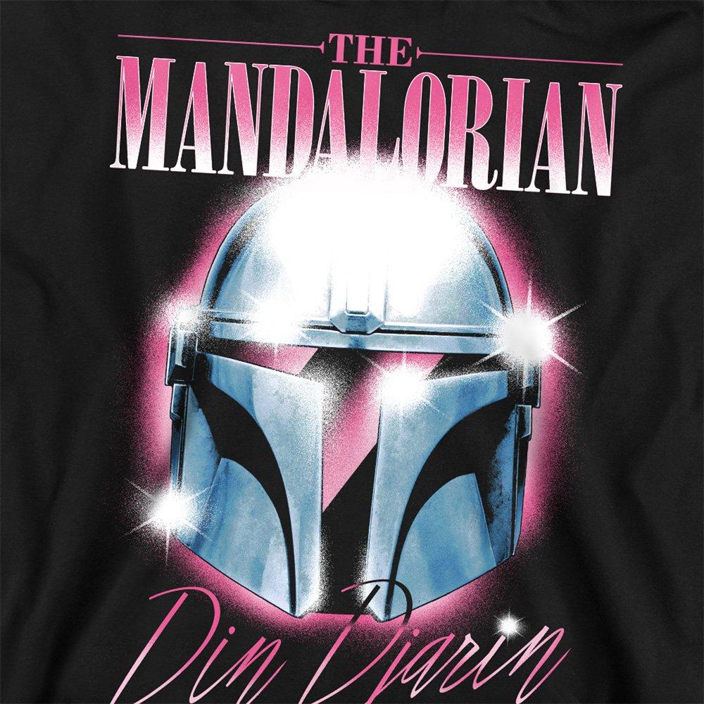 Black - Star Wars - The Mandalorian Din Djarin 80S Helmet Sweatshirt - 2