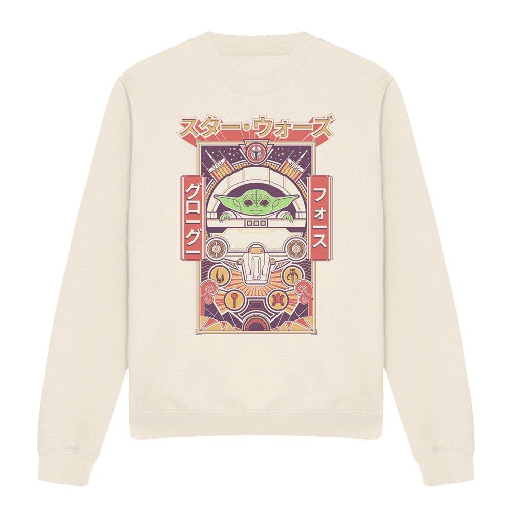 Beige - Star Wars - The Mandalorian Grogu The Force Japan Sweatshirt - 4