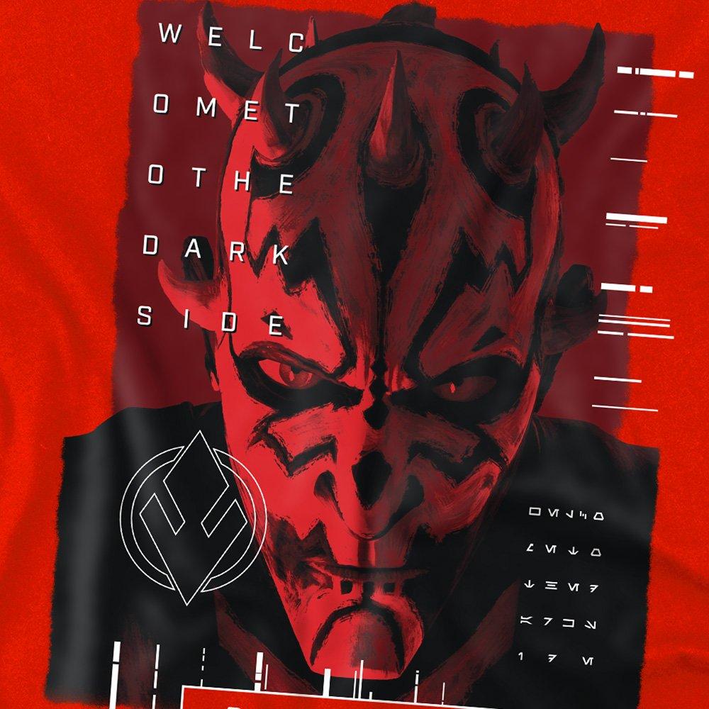 Red - Star Wars - Maul Shadow Lord Welcome To The Dark Side Kids Swe - 2