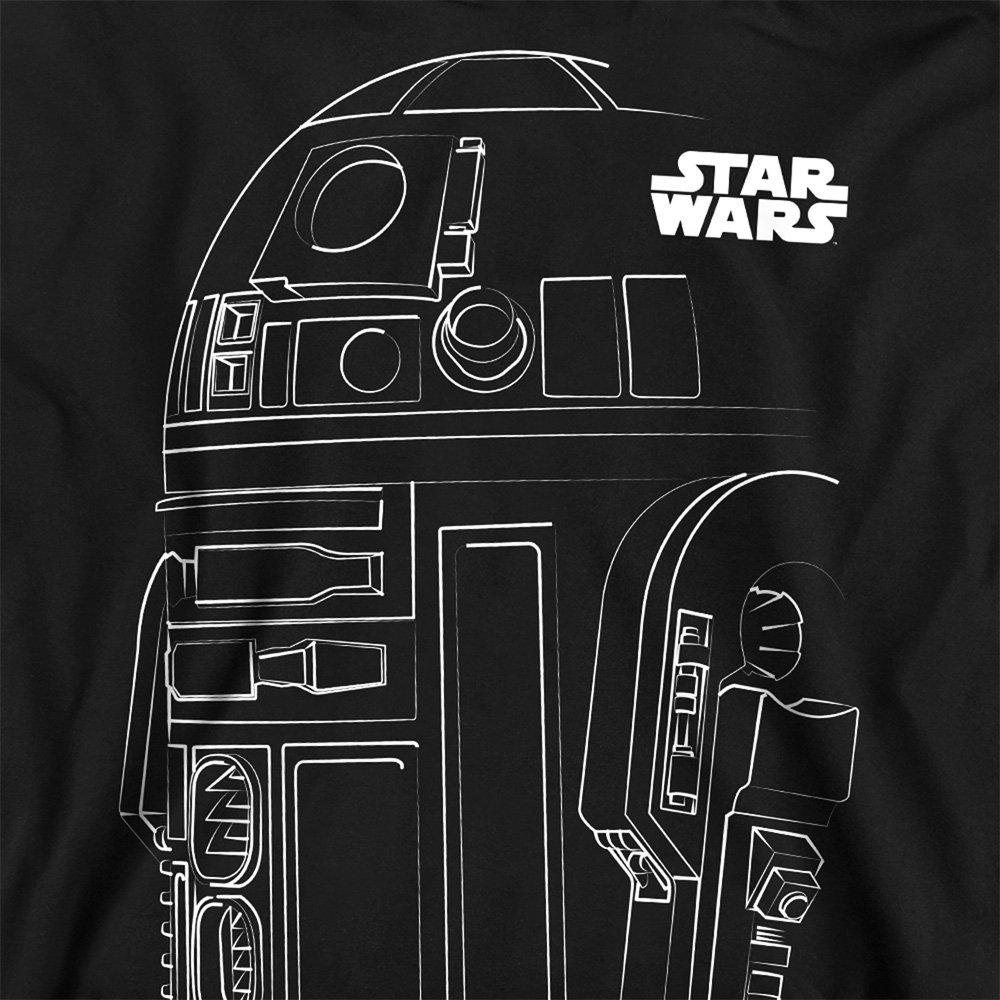 Black - Star Wars - R2D2 Outline Sweatshirt - 2