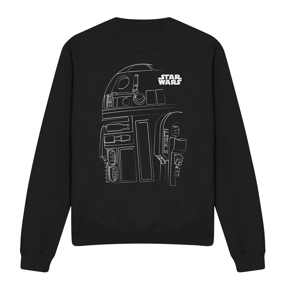 Black - Star Wars - R2D2 Outline Sweatshirt - 4