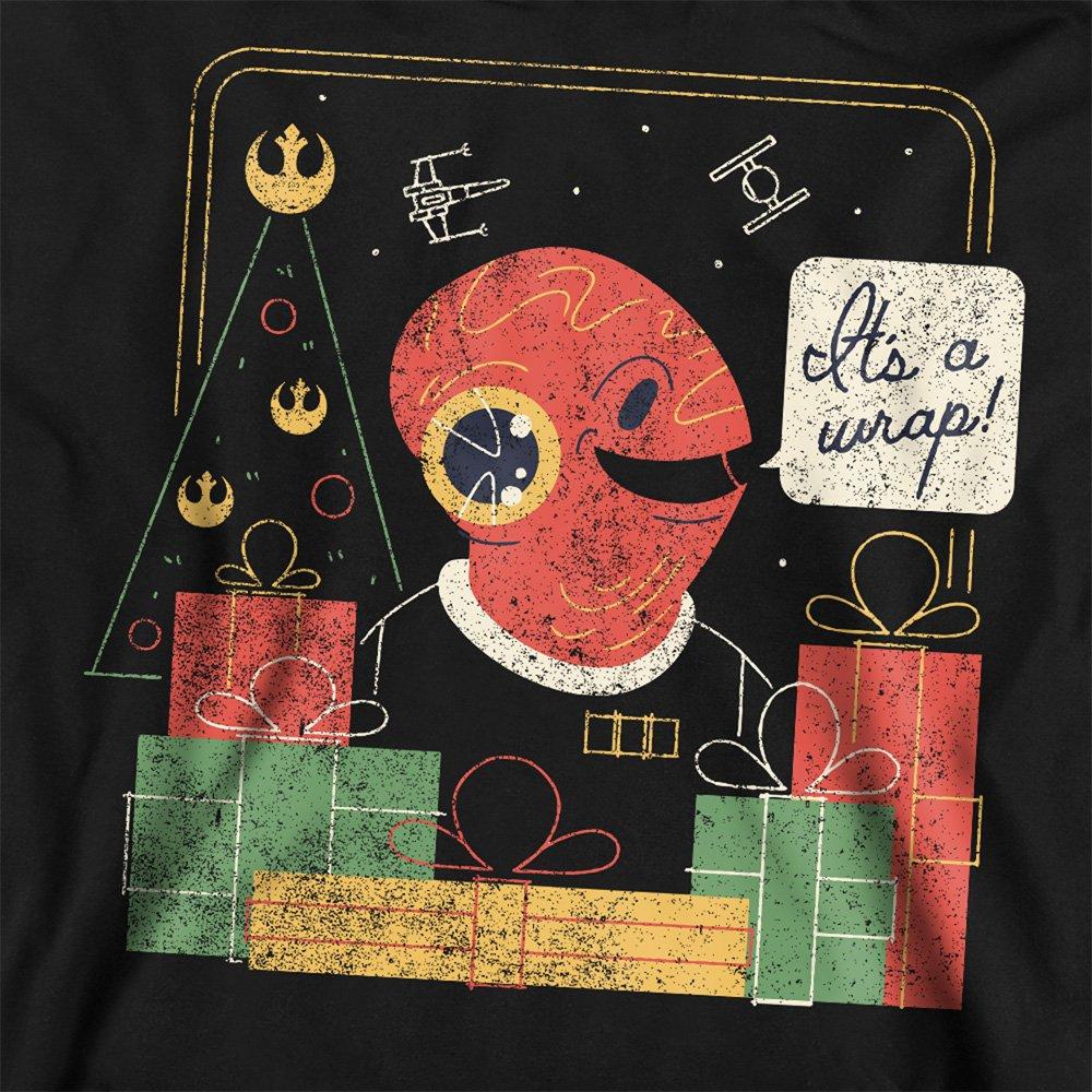 Black - Star Wars - Star Wars Retro Christmas Admiral Ackbar Wrap Trap - 2