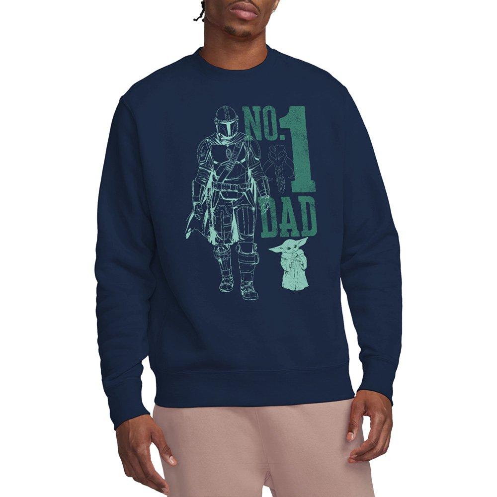 Navy - Star Wars - Star Wars Mando No. 1 Dad Sweatshirt Navy - 1