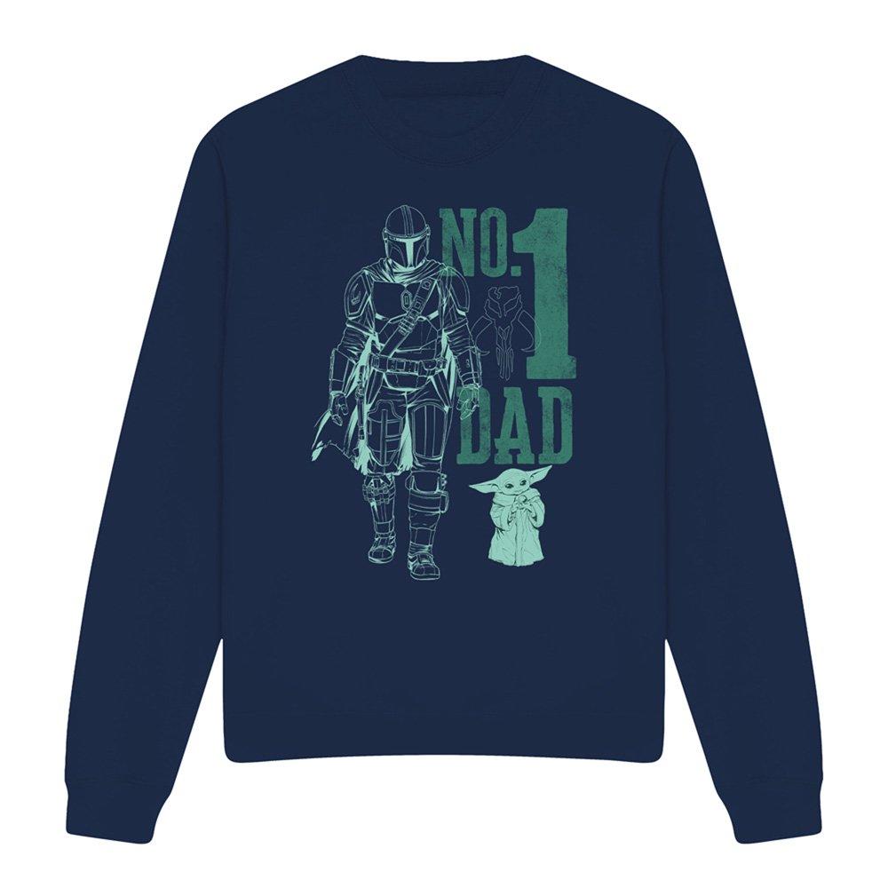 Navy - Star Wars - Star Wars Mando No. 1 Dad Sweatshirt Navy - 4