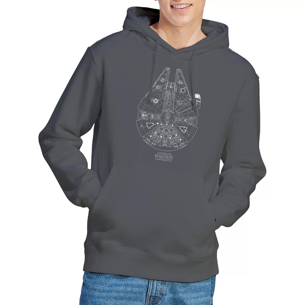 Grey - Star Wars - Millenium Lines Hoodie - 1