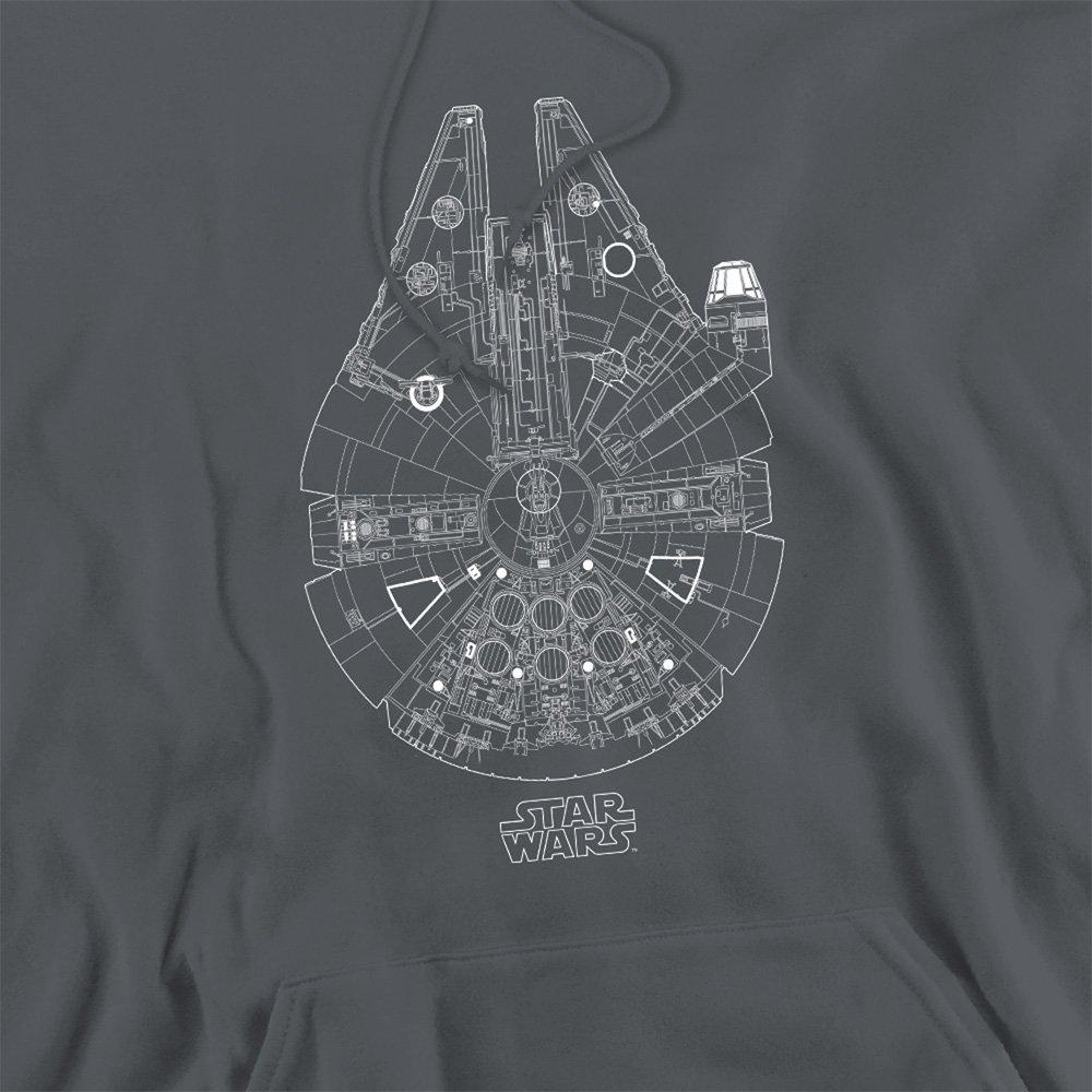 Grey - Star Wars - Millenium Lines Hoodie - 2