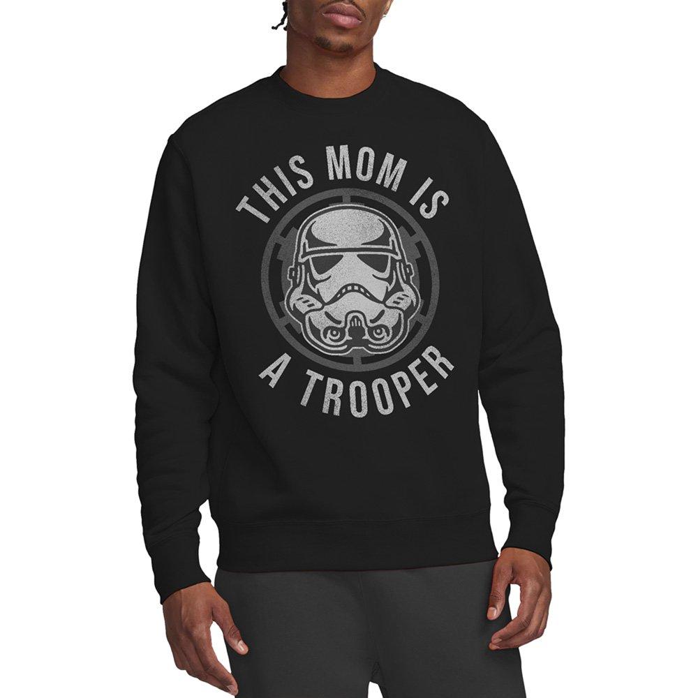 Black - Star Wars - Star Wars Mothers Day Mom is a Trooper Sweatshirt - 1