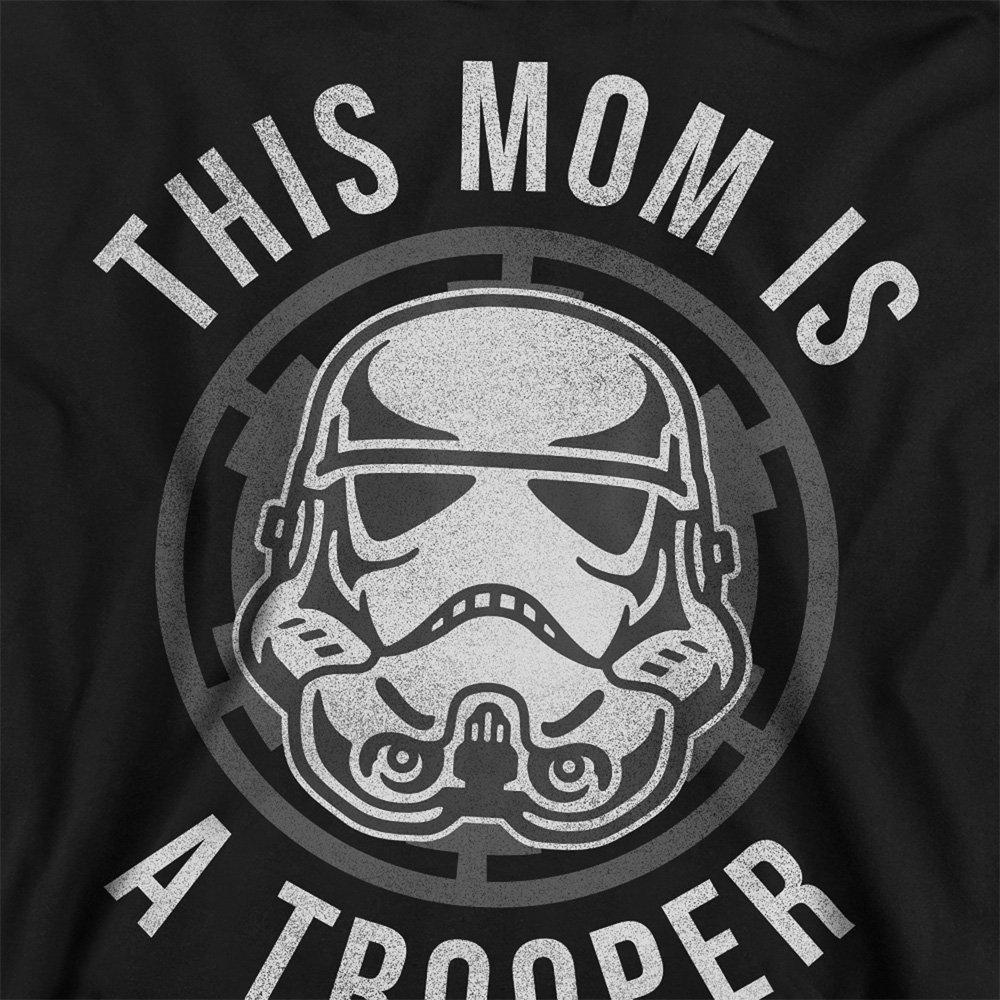 Black - Star Wars - Star Wars Mothers Day Mom is a Trooper Sweatshirt - 2