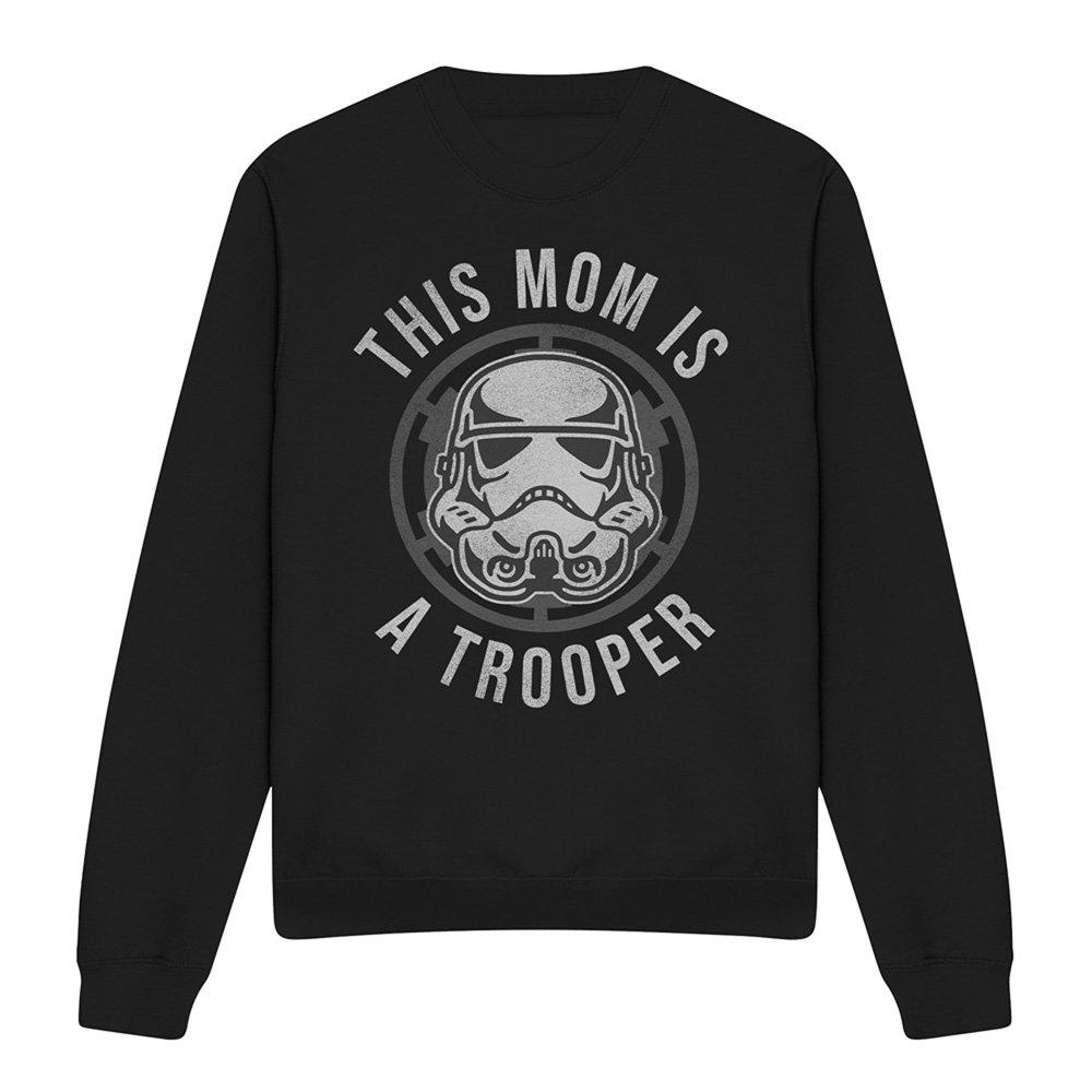 Black - Star Wars - Star Wars Mothers Day Mom is a Trooper Sweatshirt - 4