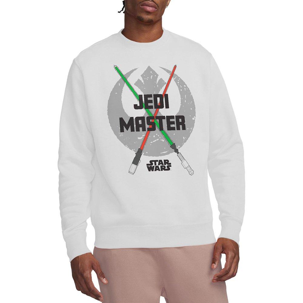 White - Star Wars - Star Wars Lightsaber Jedi Master Dad Sweatshirt W - 1