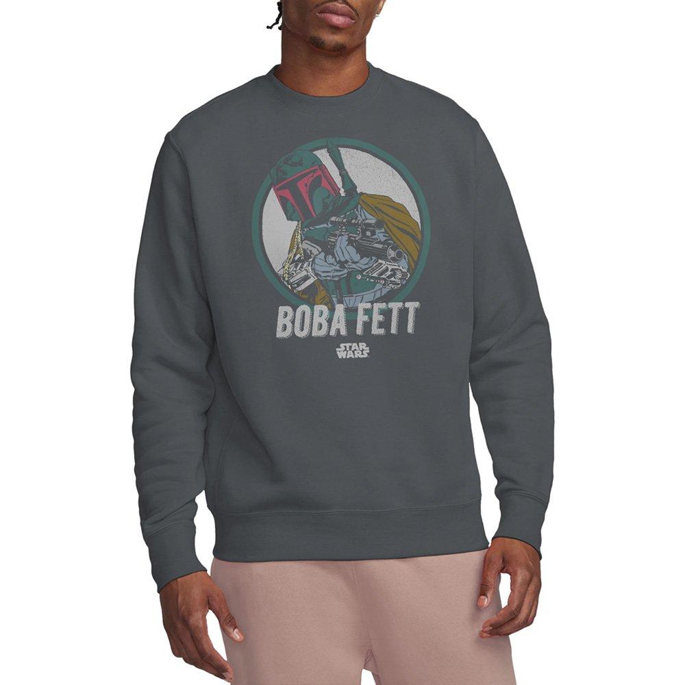 Grey - Star Wars - Retro Boba Sweatshirt - 1