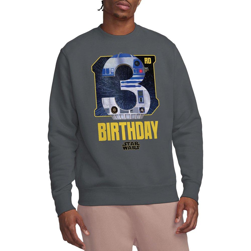 Charcoal - Star Wars - R2D2 3rd Birthday Space Sweatshirt - 1