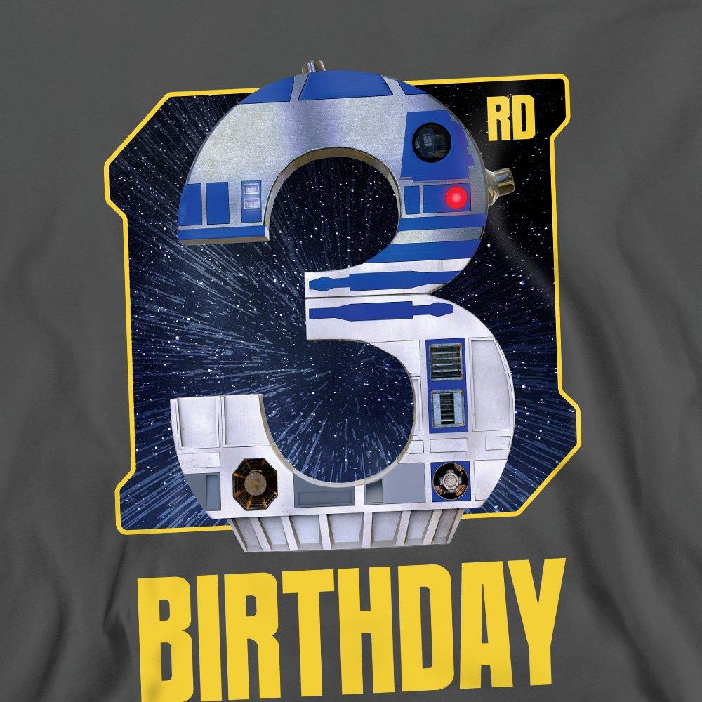 Charcoal - Star Wars - R2D2 3rd Birthday Space Sweatshirt - 2
