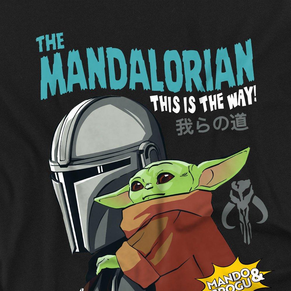 Black - Star Wars - The Mandalorian And Grogu Poster Kids Sweatshirt - 2