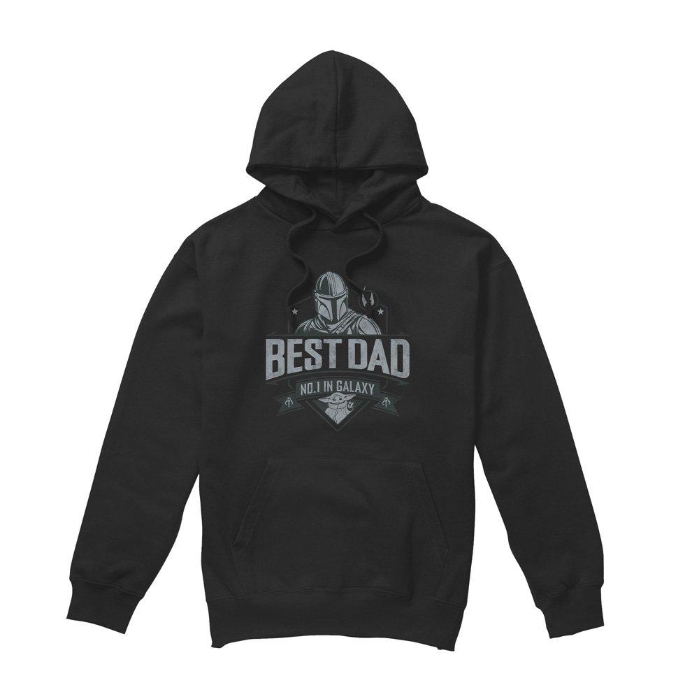 Black - Star Wars - Mandalorian Fathers Day Best Dad Hoodie - 4