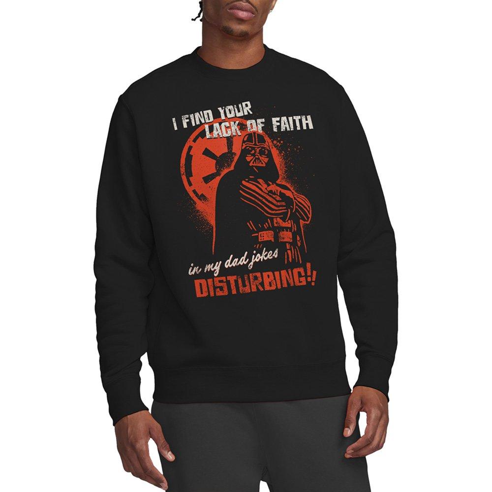 Black - Star Wars - Star Wars Vader Dad Jokes Disturbing Sweatshirt B - 1