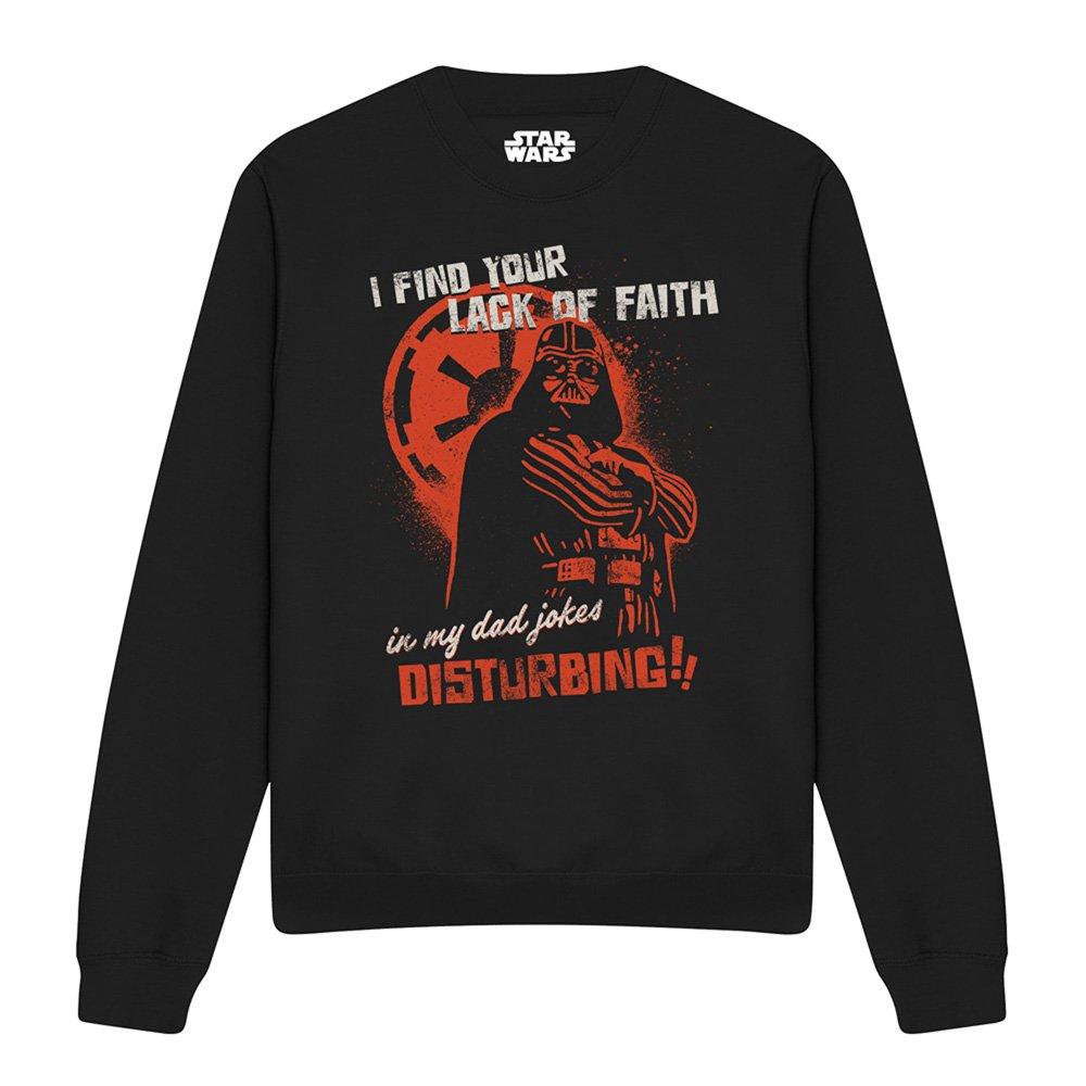 Black - Star Wars - Star Wars Vader Dad Jokes Disturbing Sweatshirt B - 4