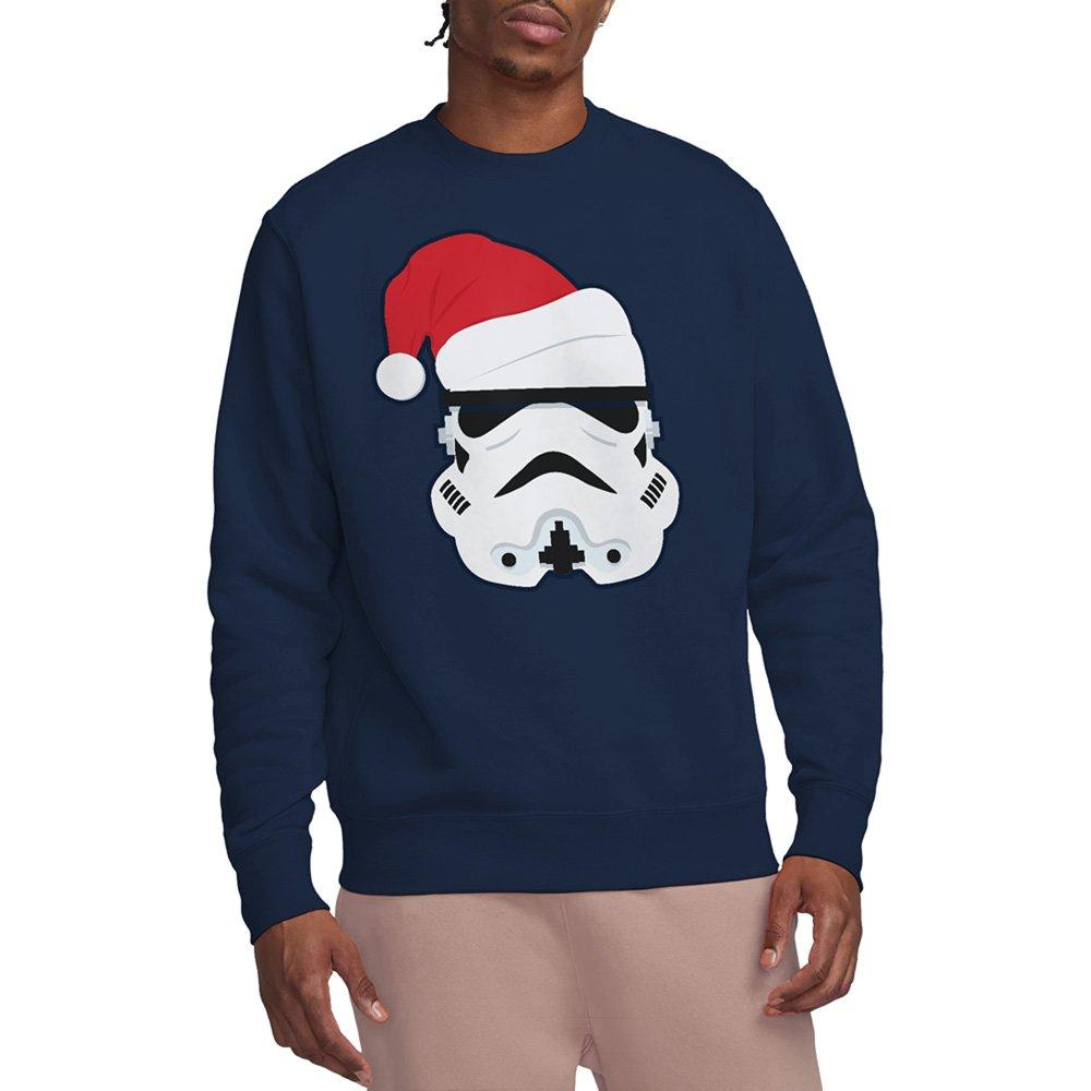 Navy - Star Wars - Star Wars Stormtrooper Christmas Santa Hat Sweatsh - 1