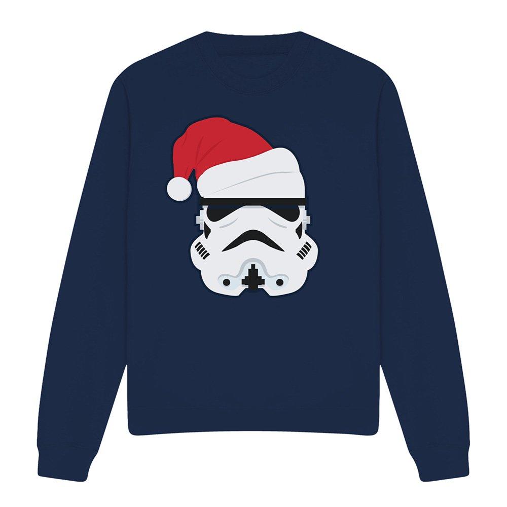 Navy - Star Wars - Star Wars Stormtrooper Christmas Santa Hat Sweatsh - 4