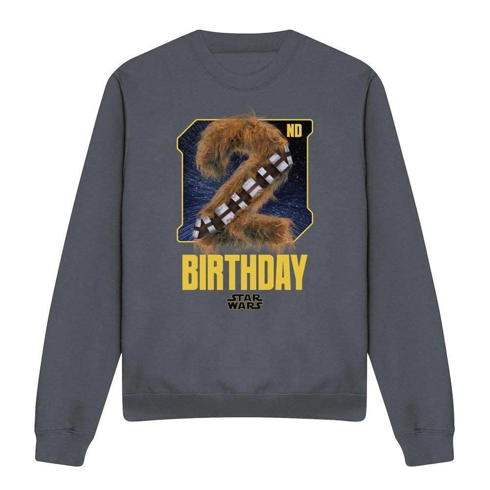 Charcoal - Star Wars - Chewbacca 2nd Birthday Space Sweatshirt - 4