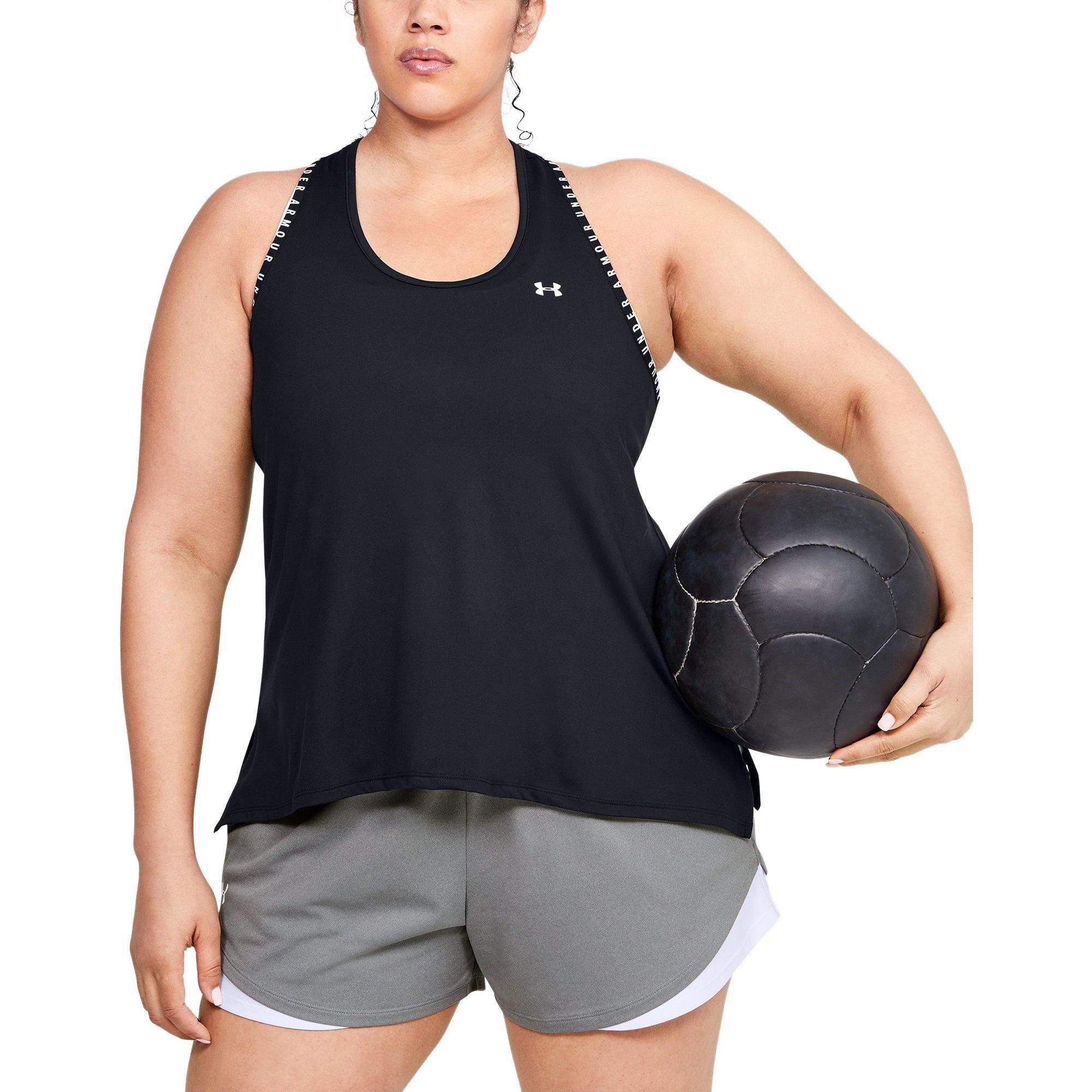 Black - Under Armour - Armour Knockout Tank Top Womens - 4