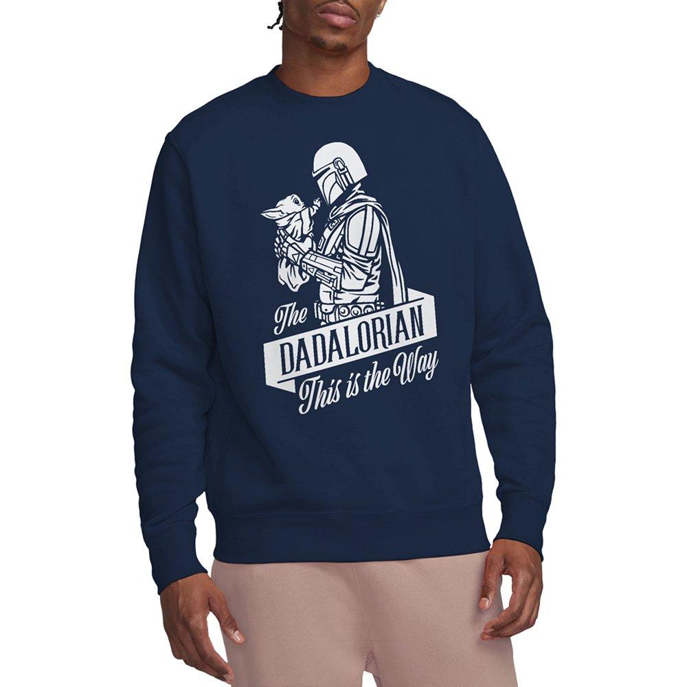 Navy - Star Wars - Mandalorian Fathers Day The Dadalorian Sweatshirt - 1