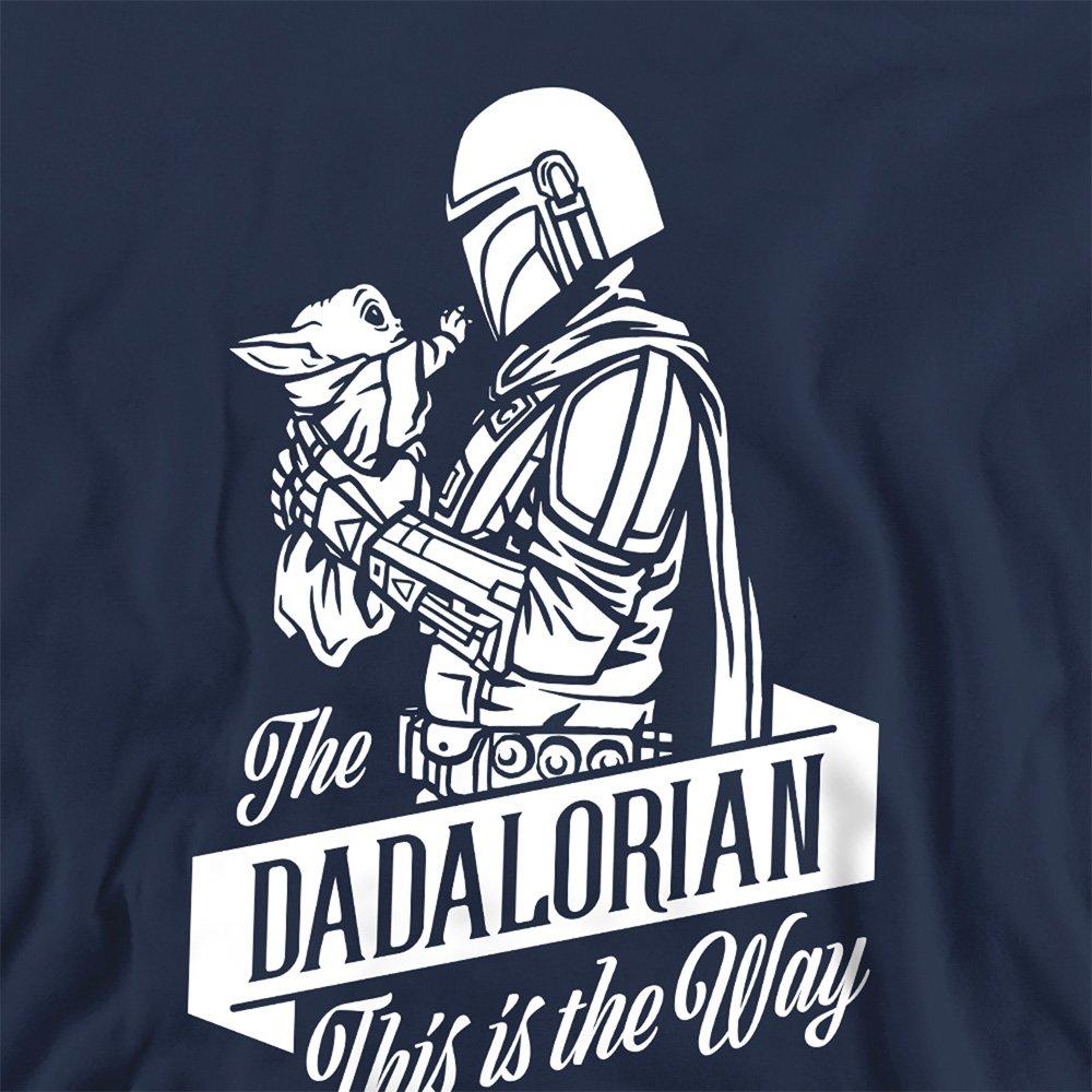 Navy - Star Wars - Mandalorian Fathers Day The Dadalorian Sweatshirt - 2