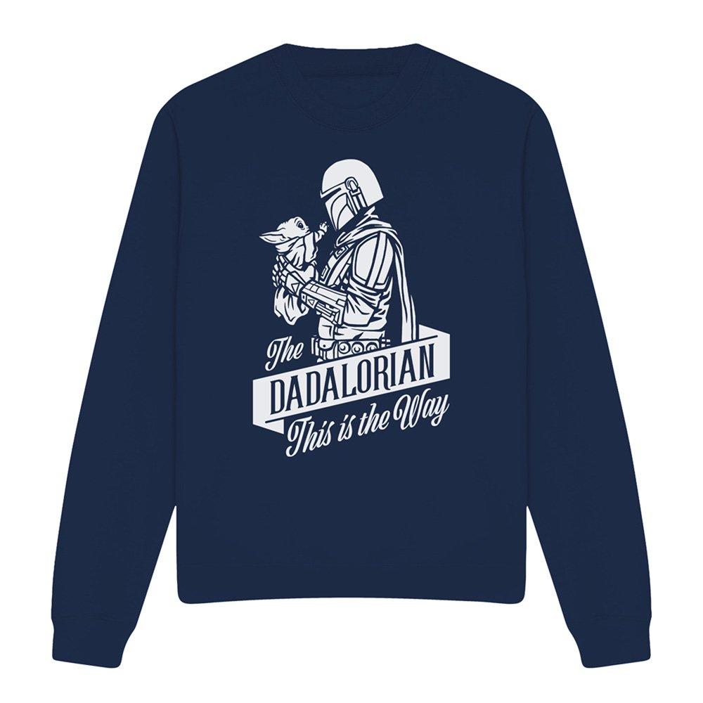 Navy - Star Wars - Mandalorian Fathers Day The Dadalorian Sweatshirt - 4