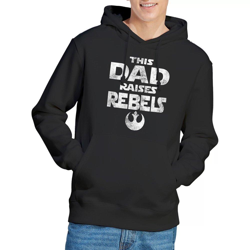 Black - Star Wars - Star Wars Fathers Day Dad Raises Rebels Hoodie - 1