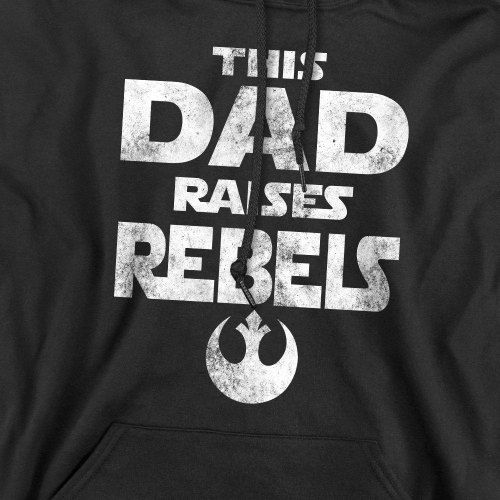 Black - Star Wars - Star Wars Fathers Day Dad Raises Rebels Hoodie - 2
