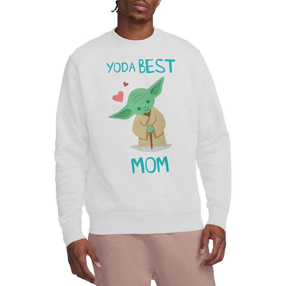 White - Star Wars - Star Wars Mothers Day Yoda Best Mom Sweatshirt Wh - 1